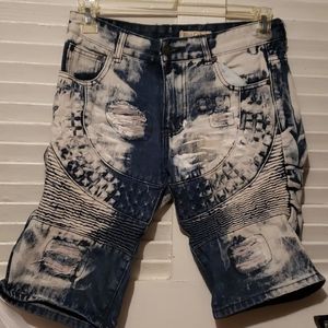Blue Cult Denim Shorts